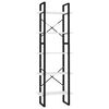 vidaXL Estanter&iacute;a de 5 niveles madera contrachapada gris 60x30x175 cm