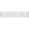 vidaXL Cerca de alambre con brida gris antracita 1,4x10 m
