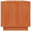 vidaXL Mueble de TV Marr&oacute;n Cera 140 x 40 x 40 cm Pino macizo