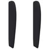 vidaXL Oreja de cabecero Negro 80 x 23 x 6 cm PVC