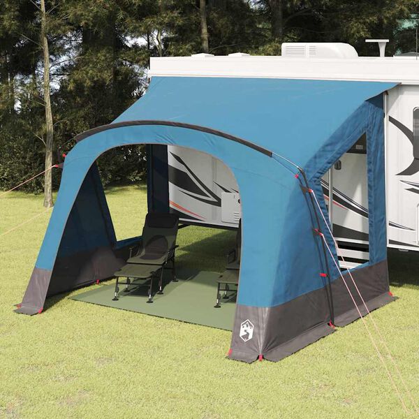 vidaXL Tienda de Caravana con techo Azul 410 x 275 x 245 cm