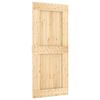 vidaXL Puerta NARVIK Natural 90 x 210 cm Madera de Pino S&oacute;lido