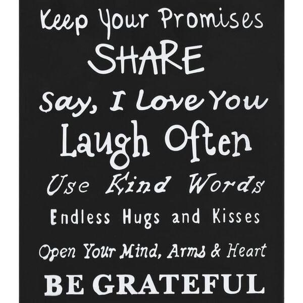 vidaXL Paragúero diseño texto acero negro