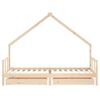 vidaXL Estructura de cama para ni&ntilde;os con cajones madera pino 90x200 cm