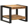 vidaXL Mesa de centro 50x50x38 cm madera maciza de mango