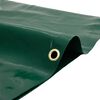 vidaXL Lona verde 1x2,5 m 650 g/m²