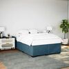 vidaXL Estructura de cama de terciopelo azul 140x190 cm