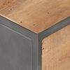 vidaXL Mesita de noche de madera maciza reciclada 40x30x51 cm