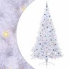 vidaXL &Aacute;rbol de Navidad artificial con 300 LED 240 cm PVC y Acero