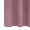vidaXL Cortinas opacas 2 pcs Rosa Oscuro 140 x 140 cm Terciopelo