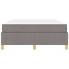 vidaXL Estructura de cama con colch&oacute;n Taup&eacute; 160 x 200 cm tela