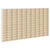 vidaXL Expositor de Pared Montada en la pared Beige 98 x 4,5 x 55 cm