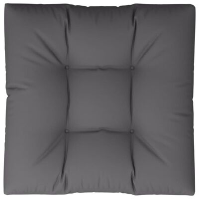 vidaXL Cojín para sofá de palets de tela antracita 70x70x12 cm