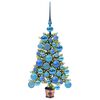 vidaXL Árbol de Navidad con 150 LED con soporte Verde 65 cm PE