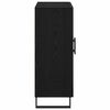 vidaXL Vitrina Roble Negro 69,5 x 34 x 90 cm Madera contrachapada