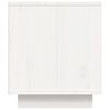 vidaXL Mueble de TV madera maciza de pino blanco 80x35x40,5 cm