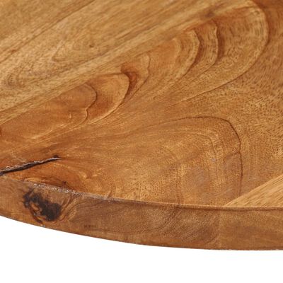 vidaXL Tablero de mesa redondo madera maciza de mango Ø 60x2,5 cm