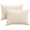 vidaXL Cojines de sof&aacute; 2 pcs Beige 70 x 50 cm tela