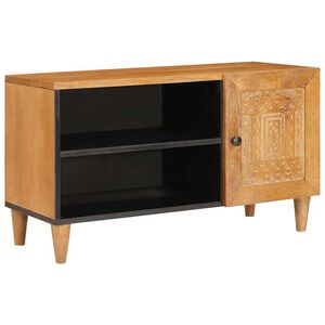 vidaXL Unidades de TV con estante Marr&oacute;n Claro 80 x 33 x 46 cm