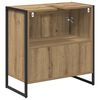 vidaXL Gabinete de Ba&ntilde;o con puerta Roble Artesanal 60 x 30 x 60 cm