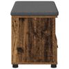 vidaXL Banco de entrada con coj&iacute;n Madera vieja 80 x 38 x 46 cm