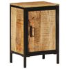 vidaXL Mueble de ba&ntilde;o madera maciza de mango y hierro 40x30x60 cm