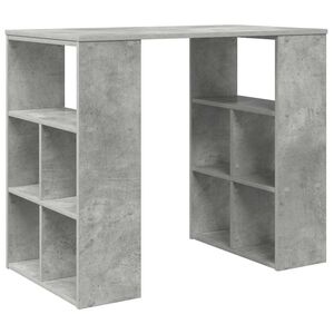 vidaXL Escritorio Gris Concreto Madera de ingenier&iacute;a 90 x 50 x 75 cm