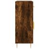 vidaXL Aparador de madera de ingeniería roble ahumado 69,5x34x90 cm