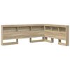 vidaXL Cabecera de almacenamiento Roble Sonoma Madera de ingenier&iacute;a
