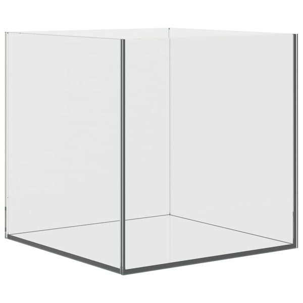vidaXL Acuario con almacenamiento Transparente 30 x 30 x 30 cm Cristal
