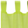 vidaXL Cortinas de gasa con trabillas 2 uds. verde manzana