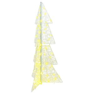 vidaXL &Aacute;rbol de Navidad 100 LED C&aacute;lido 120 cm Acr&iacute;lico