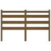 vidaXL Cabecero de cama madera maciza de pino marr&oacute;n miel 126x4x100 cm