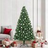 vidaXL &Aacute;rbol de Navidad artificial Verde 210 cm PVC y Acero y Pl&aacute;stico
