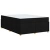 vidaXL Estructura de cama con colch&oacute;n Negro 160 x 200 cm tela
