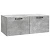 vidaXL Mueble para TV de pared Gris Hormig&oacute;n 78,5 x 41 x 30 cm