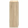 vidaXL Aparador con cajones roble Sonoma 100,5x35x98,5 cm