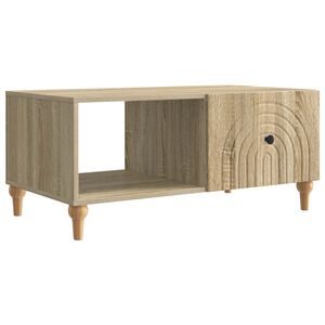 vidaXL Mesa de Caf&eacute; Roble Sonoma 90 x 50 x 40 cm Madera de Ingenier&iacute;a