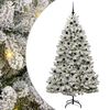 vidaXL &Aacute;rbol de Navidad artificial 210 cm 300 LED Blanco C&aacute;lido