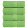 vidaXL Toallas de mano FROGN 4 uds verde manzana 30x30 cm 360 g/m&sup2;