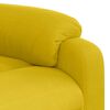 vidaXL Sill&oacute;n reclinable de masaje el&eacute;ctrico terciopelo amarillo
