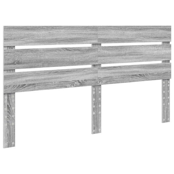 vidaXL Cabecero Gris Sonoma 200 cm Madera de ingenier&iacute;a