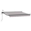 vidaXL Toldo Retr&aacute;ctil El&eacute;ctrico Gris Claro y Antracita 3 x 2,5 m