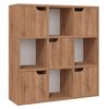 vidaXL Estanter&iacute;a de madera de ingenier&iacute;a marr&oacute;n roble 88,5x27,5x88 cm