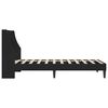 vidaXL Estructura de cama con cabecera Negro 80 x 200 cm Terciopelo