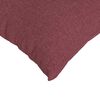 vidaXL Cojines de sofá 2 pcs Rojo vino 70 x 50 cm tela