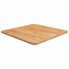 vidaXL Tablero de mesa cuadrado madera roble marr&oacute;n claro 50x50x1,5 cm