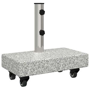 vidaXL Base para sombrilla Gris 45 x 25 x 45 cm granito