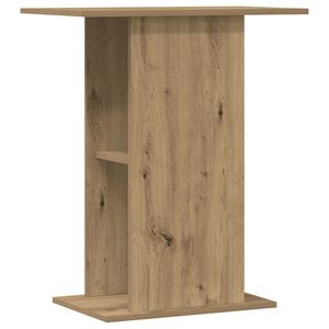 vidaXL Soporte para acuario de roble artesanal, 36 x 60,5 x 72,5 cm, madera de ingenier&iacute;a