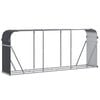 vidaXL Le&ntilde;ero antracita 234x45x100 cm acero galvanizado